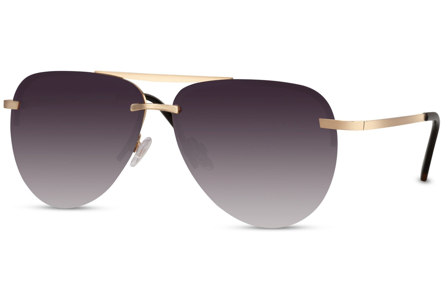 Luxshoori Frameless Aviator Sunglasses - Women