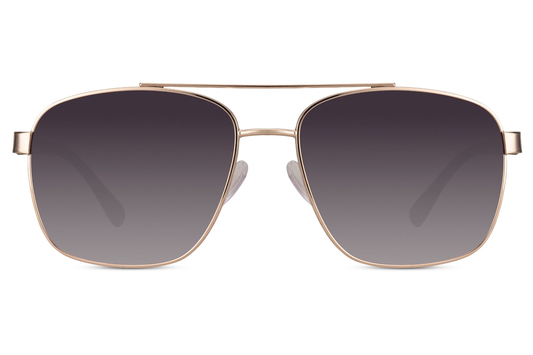 Luxshoori Metal Aviator Sunglasses - Gold Black - Men