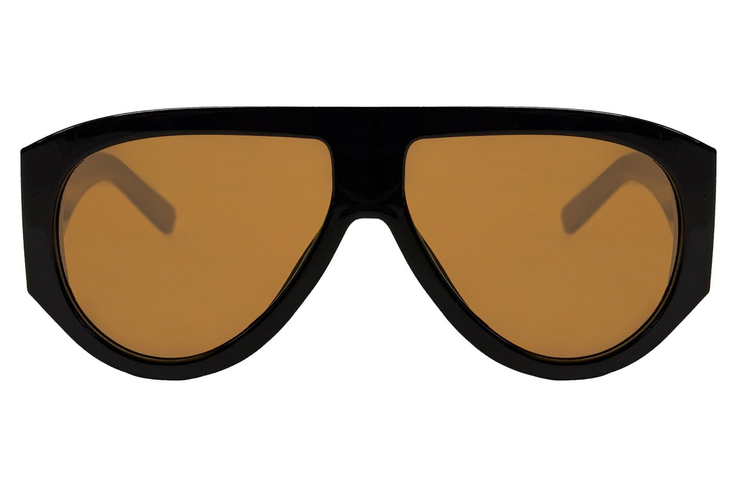 Luxshoori Oversized Aviator - Black Brown - Men & Women