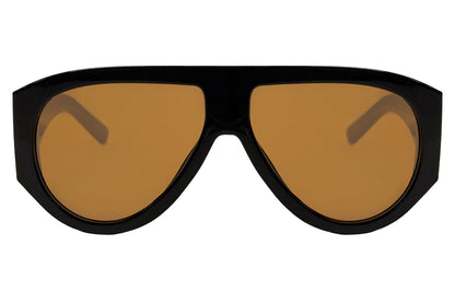 Luxshoori Oversized Aviator - Black Brown - Men & Women