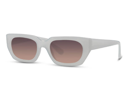 Luxshoori Rectangle Retro Sunglasses - Women