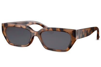Luxshoori Rectangle Retro Sunglasses - Women