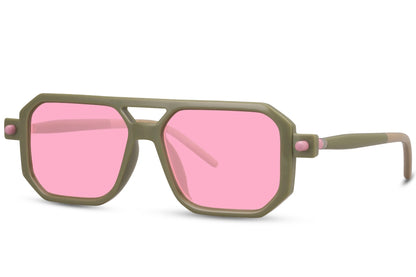 Luxshoori Retro Aviator Sunglasses - Men & Women