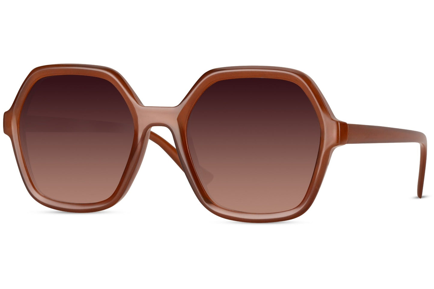 Luxshoori Retro Oversized Sunglasses - Women