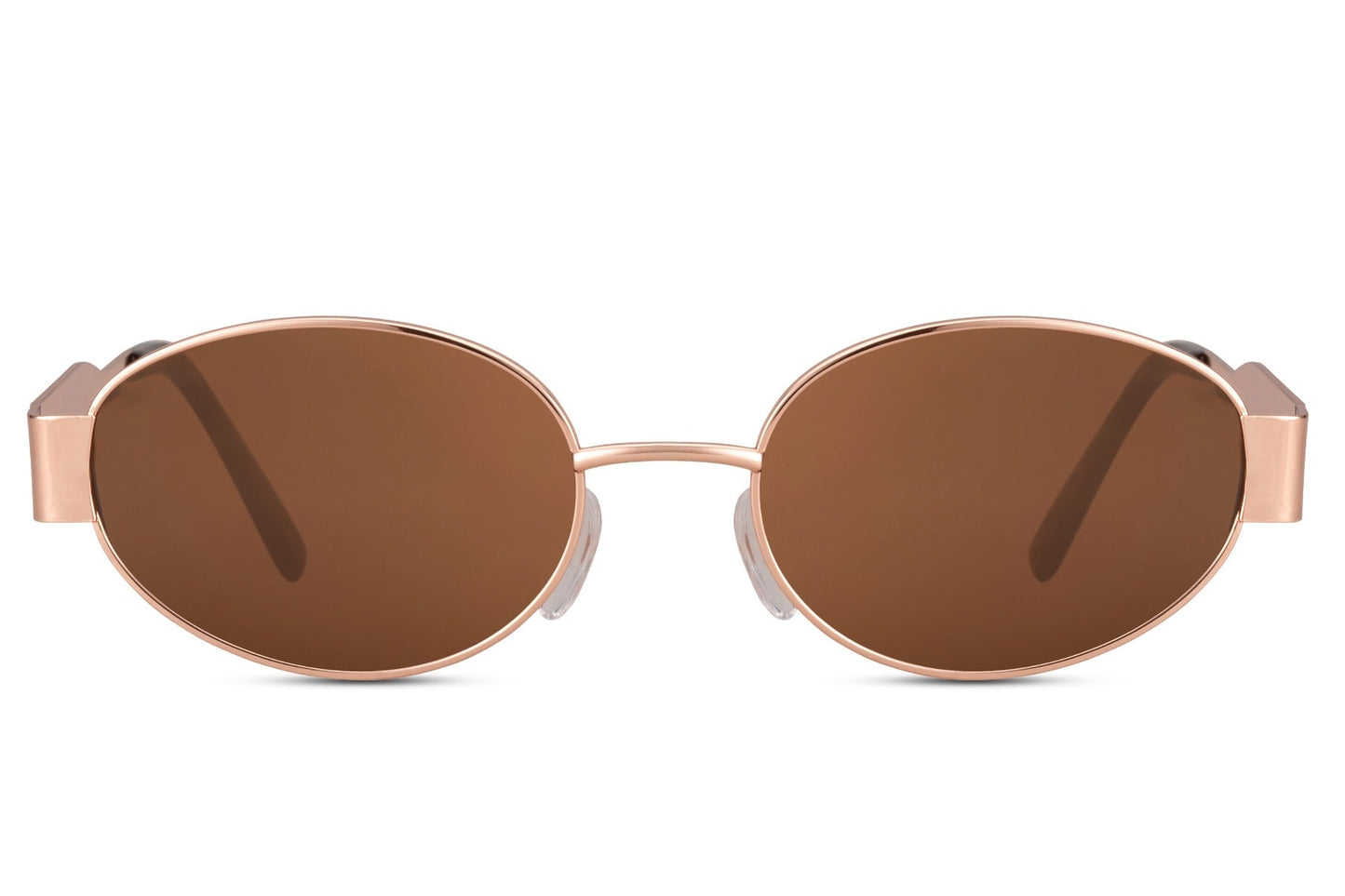 Luxshoori Retro Sunglasses - Pink Brown - Men & Women