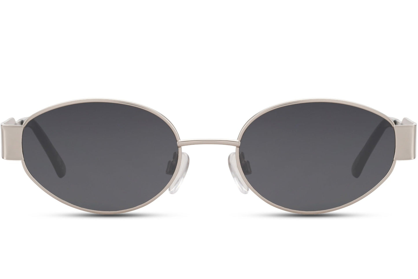 Luxshoori Retro Sunglasses - Silver Black - Men & Women