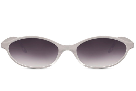 Luxshoori Slim Sunglasses - Transparent Black - Men & Women - eco friendly 