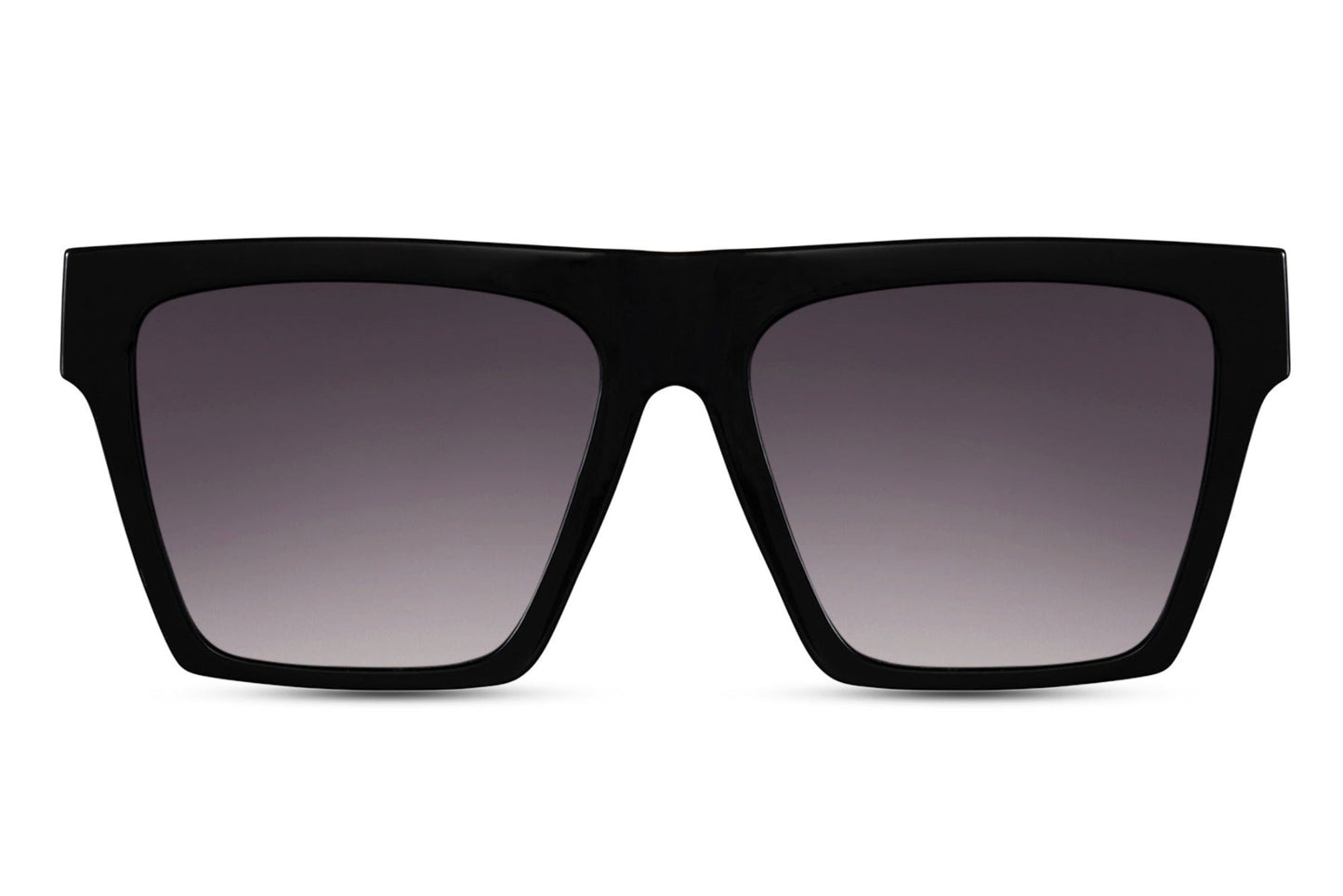 Luxshoori Square Sunglasses - Black Black - Men & Women